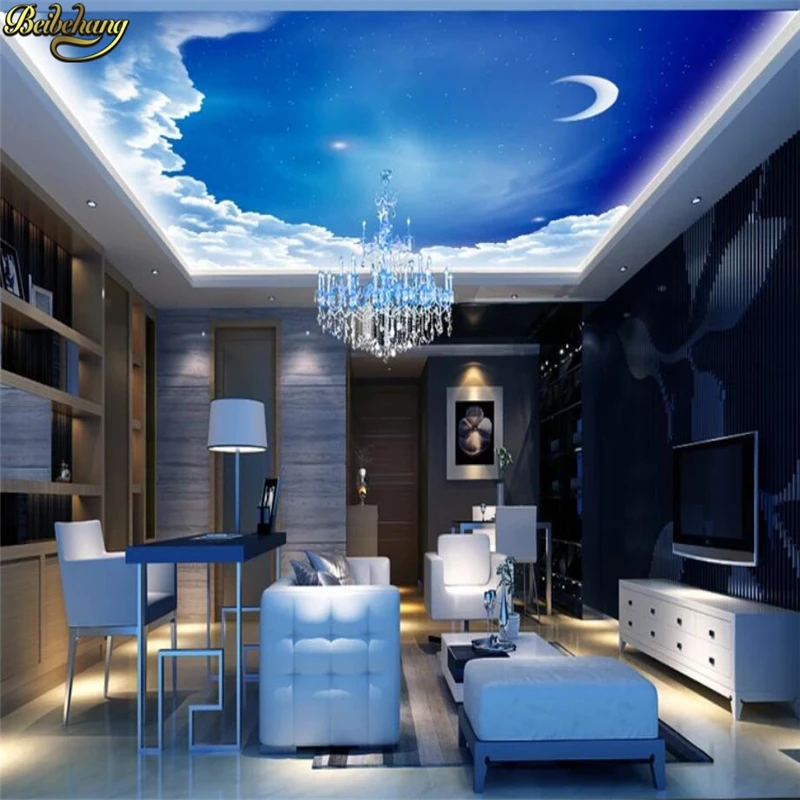 3d подвесная потолочная настенная бумага для гостиной обои стен 3 d|ceiling wallpaper|wallpaper