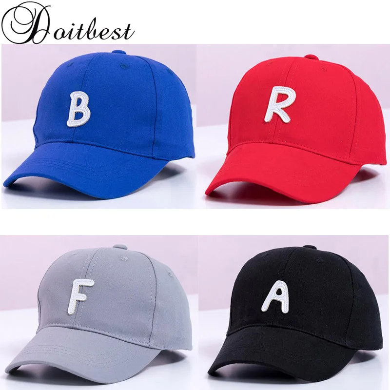 

Doitbest 2 to 7 Years old Spring Children Baseball Cap Boy Girls Embroidery letters Snapback adjustable Kid Hip Hop Hat Sun cap