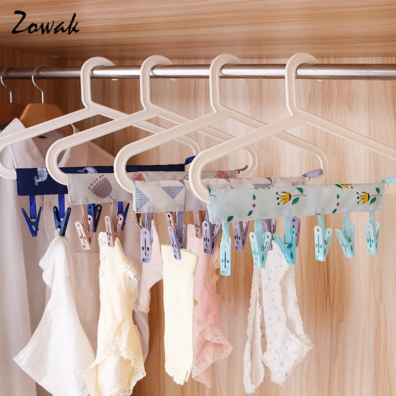 Laundry Hangers Sticky Stripe Hooks Hold Clamp Clips Pin Bathroom