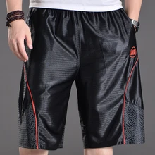 Летние новые стильные мужские с карманами большие свободные повседневные шорты с эластичной резинкой на талии хлопковые Брендовые мужские супер большие размеры XL 2XL 3XL 4XL