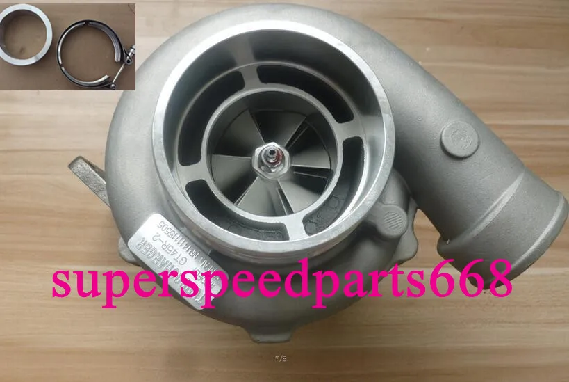 Турбокомпрессор GT45R GT45 A/R .70 .84 4 &quotV band с фланцевым зажимом T4 для воды и масла|turbo
