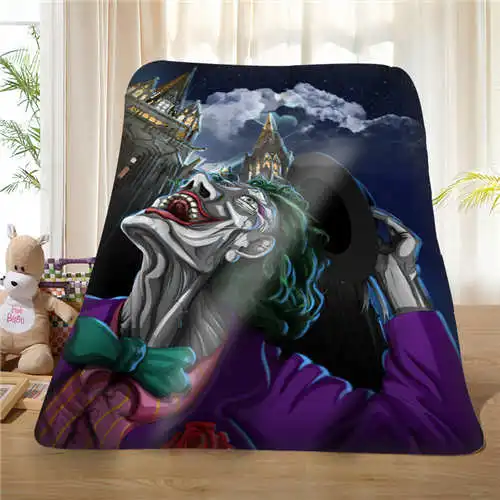 Custom Harley-Quinn-DC-Comic (1) Blanket Soft Fleece DIY Your Picture Decoration Bedroom Sofa Multi