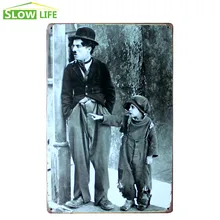 Фильм звезда Chaplin металлическая жестяная вывеска бар Настенный декор жестяная вывеска винтажный домашний Декор металлическая табличка Ретро металлическая пластина классный металлический плакат