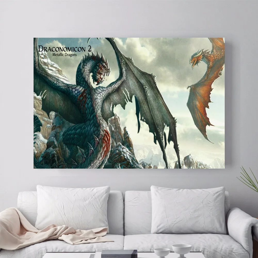 

Gungeons And Dragons Game Canvas Art Print Painting Poster Wall Pictures For Living Room Home Decoration Decor No Frame