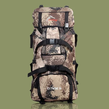 

70L Large Capacity Outdoor Multifunctional Desert Camo Military Backpack Camping Travel Anti Theft Bags Climbing Sport Bags