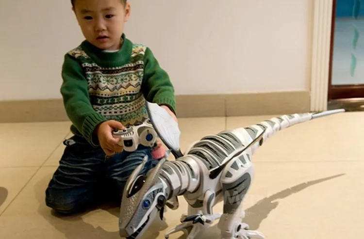 Мир Юрского периода зондирования интеллектуальный инфракрасный пульт дистанционного управления RC робот механический динозавр robosaur игрушка фигурки детский подарок
