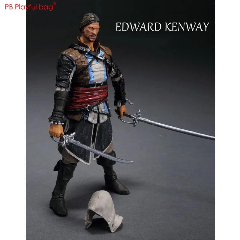 Assassin C 15 см Connor& Haytham KenWay& Edward KenWay фигурка ПВХ Коллекционная модель Фигурка игра подвижная модель игрушки HB41