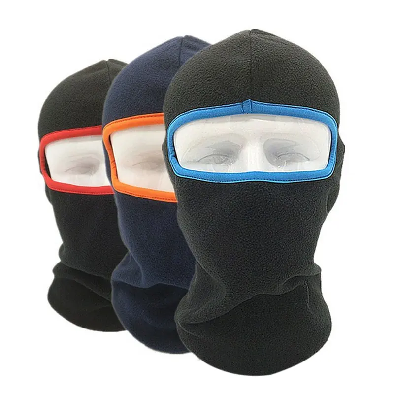 

Winter Warm Thermal Fleece Balaclava Shooting Headwear Full Face Mask Hot New Snood Hood Scarf Beanie Hats Caps