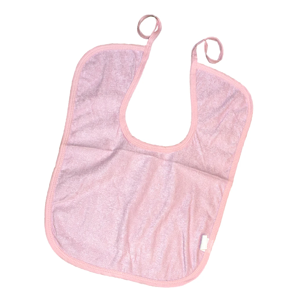 Drool Absorbing Bibs 1Pc Adult Disability Bib Mealtime Dining Cloth Protector Apron Waterproof For Baby Children 40x30cm