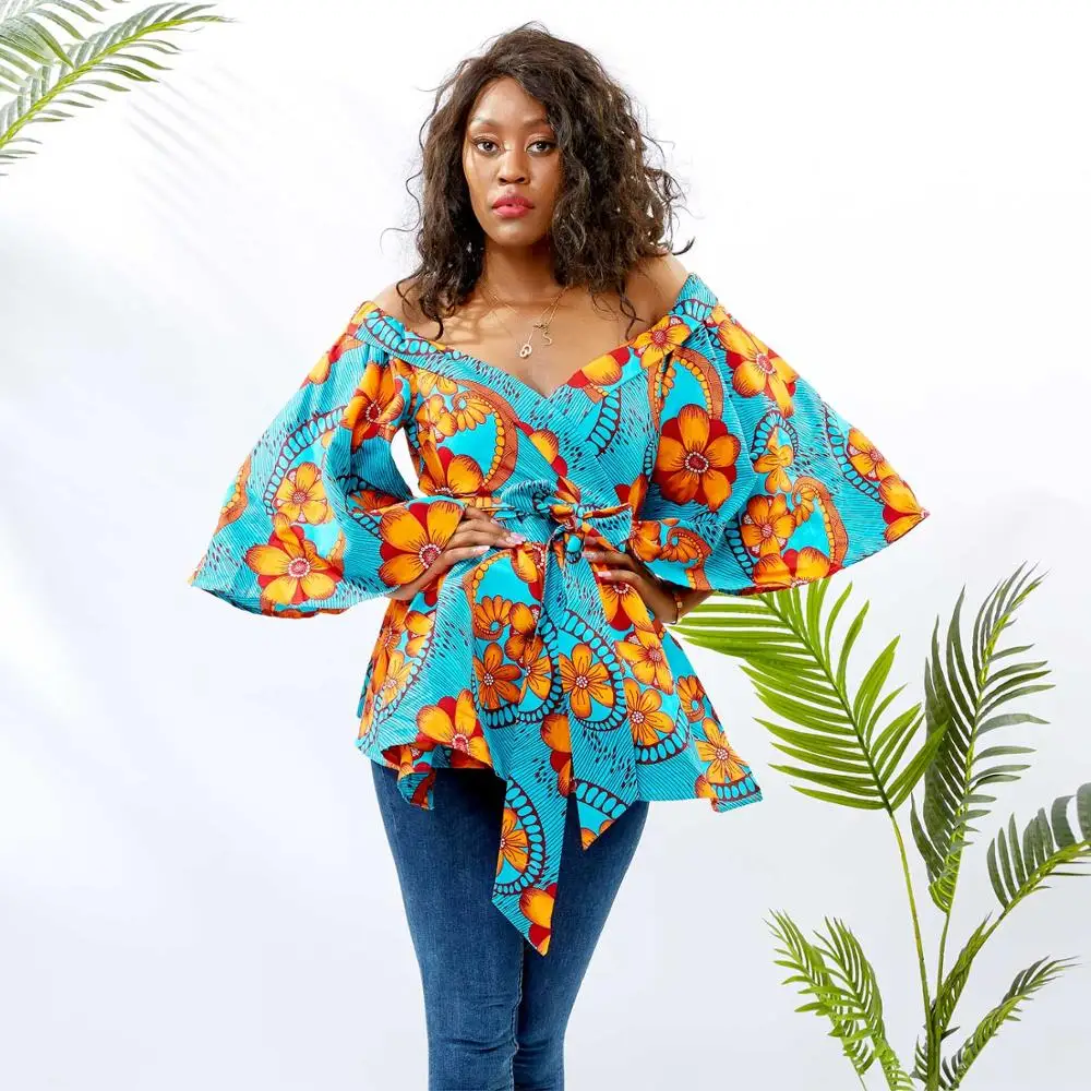 Shenbolen африканская одежда для женщин топ dashiki Новая мода vetement femme 2019 традиционная африканская одежда