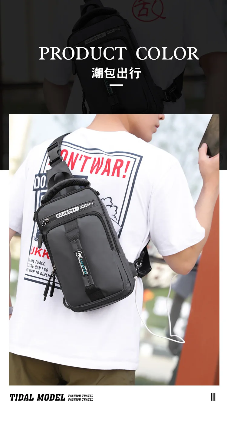 Для мужчин нейлоновый военный рюкзак сумка почтальона сумки мульти-функциональный зарядка через usb Интерфейс мужской через плечо рюкзак, рюкзак