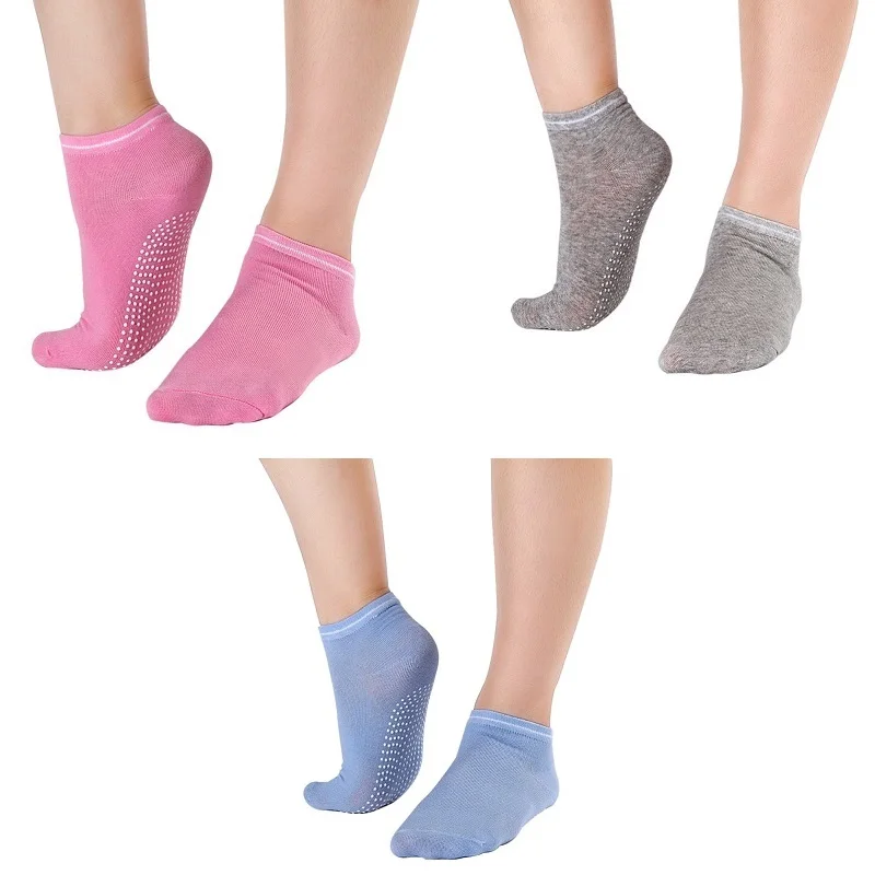 3 пары/партия, женские нескользящие носки для йоги с дезодоратором дышащие хлопковые носки для девочек, домашние танцы, балет для занятий фитнесом - Цвет: Mixed 5