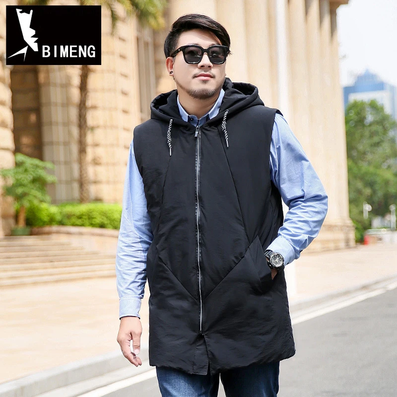 Plus Size 4XL 5XL 6XL 7XL 8XL Can 150kg Men Wear Winter Waistcoat 130