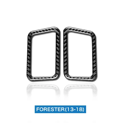 Скорость полета углерода волокно для Subaru Forester Subaru Forester интимные аксессуары Кондиционер Выход Обложка отделка, наклейки подкладке - Название цвета: Forester  2013-2018