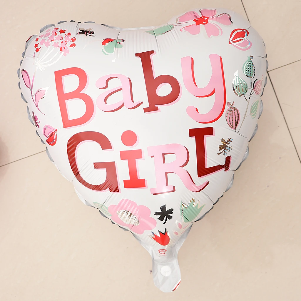 5pcs/set Cute Foil Balloons Baby Shower 1st Birthday Wedding Party Decor Blue Boy Festive & Party Supplies
