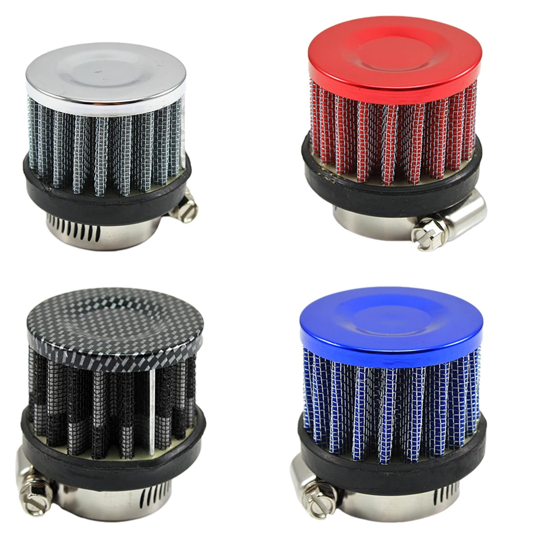 CAR partment Universal Car Round Conical Air Filters 25 MM Clip On Auto