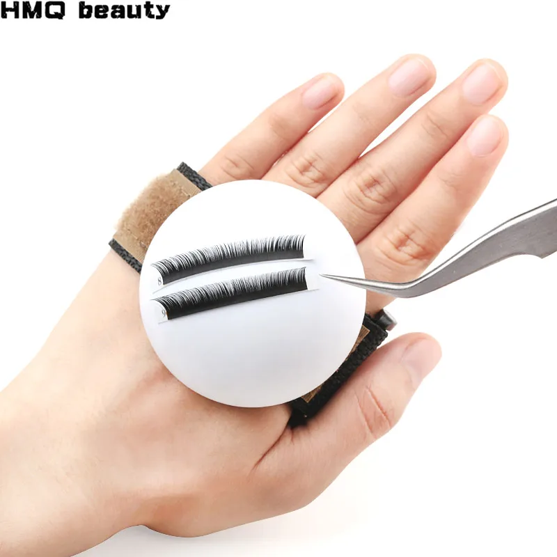 

1 set Eyelashes Extension Stand Holder Pad Wrist Wrap False Eyelashes Holder Volume Lashes Bubble With Wrist Belt Holder Tools