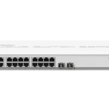 MikroTik сетевой коммутатор CSS326-24G-2S+ RM 24 порта Gigabit Ethernet с 2 SFP+ портами, интеллектуальное управление сетью