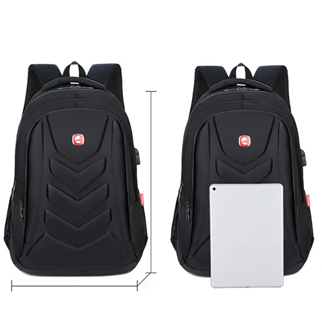 Fashion man laptop backpack Men's New Business Backpack Computer Bag Travel Backpack Clamshell Multifunctional#EX