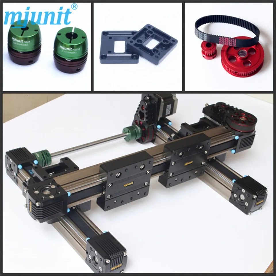 

Belt driven long travel linear slide Linear Motion Ball Slide Unit Guide