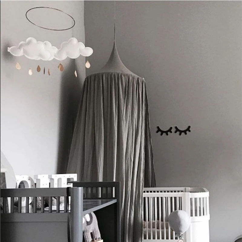 Enfants Garcons Filles Princesse Baldaquin Lit Cantonniere Enfants Chambre Decoration Bebe Lit Rond Moustiquaire Tente Rideaux Aliexpress