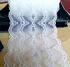1 Meter Super Wide 22cm Hot Stretchy Lace Ribbon Black White Elastic Lace Trim DIY Sewing  Accessories Home Decoration ► Photo 2/3