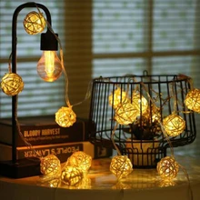 Светодиодный струнный светильник 4 м Сказочный декоративный светильник на батарейках Рождественский день Святого Валентина свадебное украшение вечерние светильник