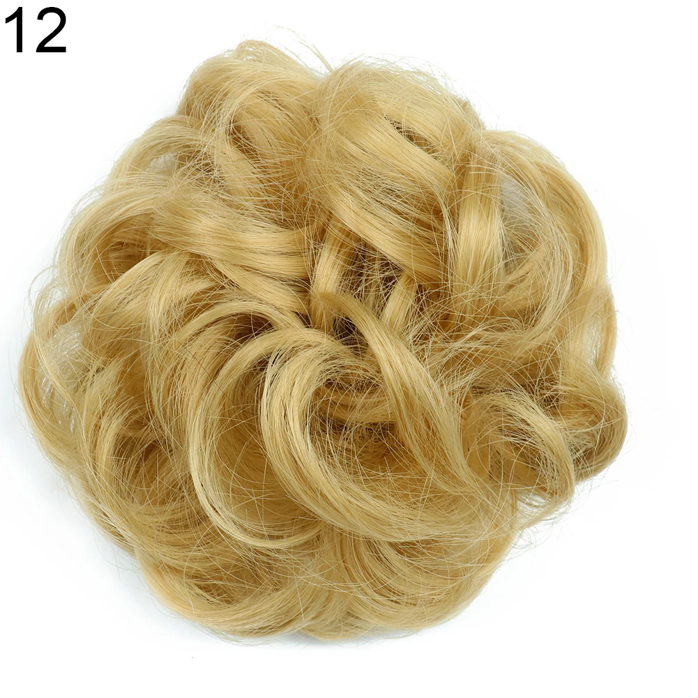 Женские волосы булочка для наращивания, эластичные волнистые кудрявые, грязный пончик, шиньоны, парик, шиньон, инструменты для волос, волосы для милых женщин, косы для волос