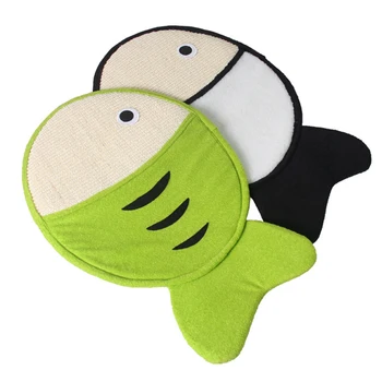 

Natural Sisal Cat Scratcher Board Cartoon Fish Cat Play Center Protect Sofa Furniture Funny Pet Toy Climbing Tree Pad