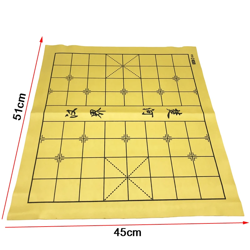 New Hot High Quality collapsible fasion leather chess board Chess cloth without piece Chinese chess go game board games qenueson