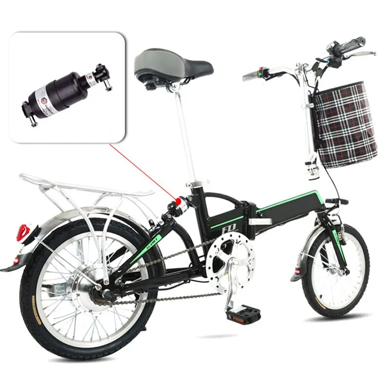 1000LBS/дюйма* 100/125/135/150 мм Передние амортизаторы Амортизатор горный велосипед складной электрический велосипед амортизатор BZR001