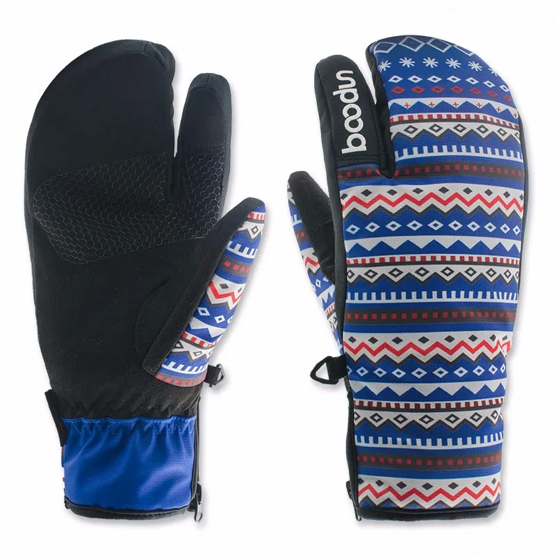 Водонепроницаемые теплые женские детские зимние лыжные перчатки для сноуборда, снегохода, мотоцикла, спорта на открытом воздухе 6270947