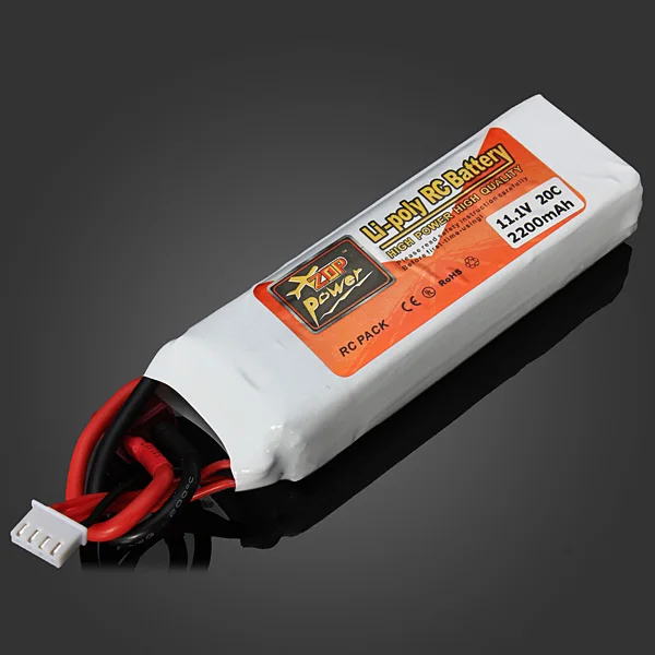 2016 New ZOP Power Lipo Battery 11 1V 2200mAh 20C T Plug for font b RC