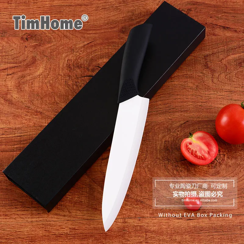 

Timhome 7 inch professional chef knife kitchen ceramic knife for cutting boneless meat