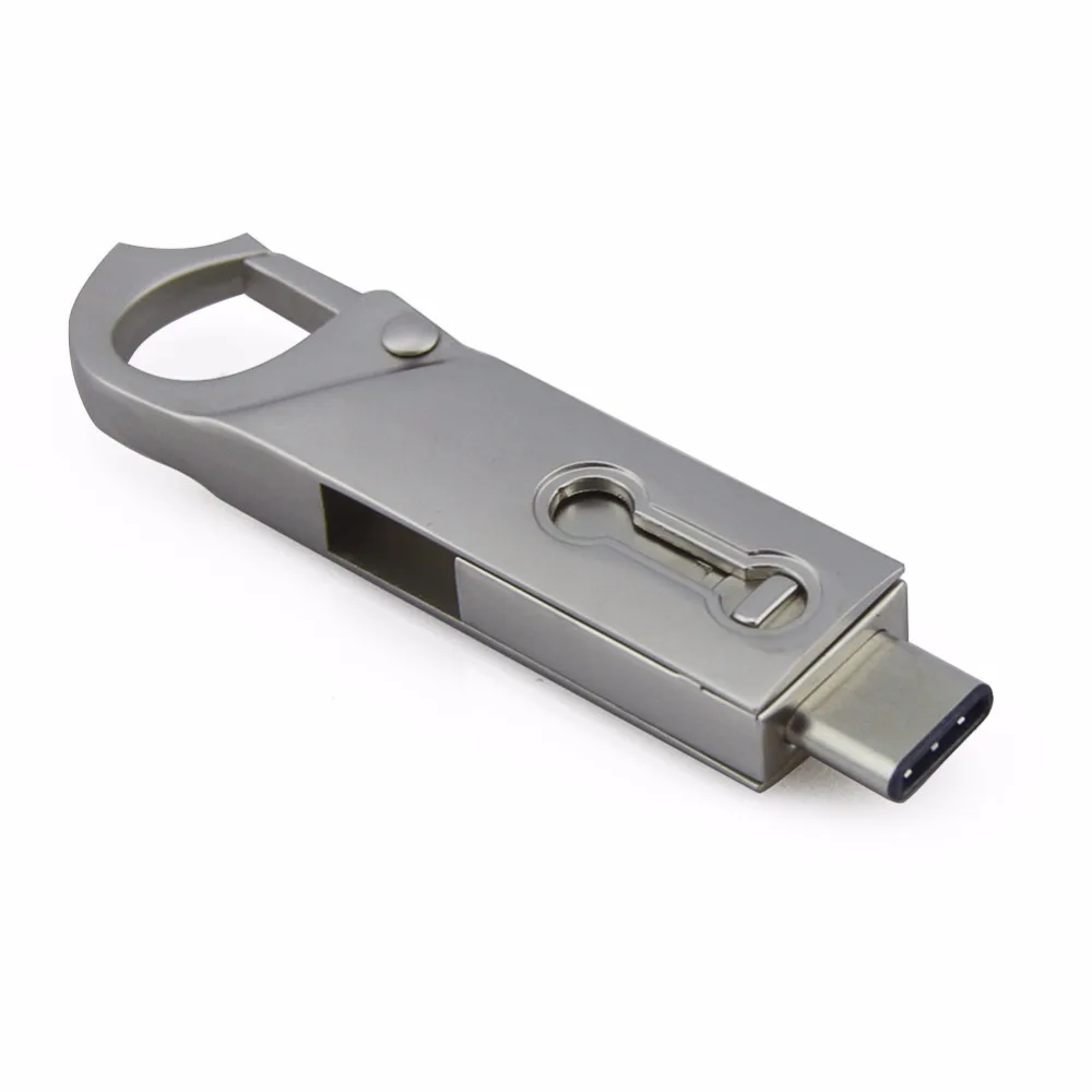 USB Flash Drive 32GB OTG Metal USB 3.0 Pen Drive 16GB Type C High Speed Flash Drive Memory Stick Waterproof USB Flash Drive