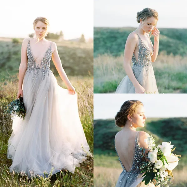 

Long Prom Dresses 2019 Bling Silver Sequin Beads Tulle Sexy Maternity Pregnant Formal Long Evening Gowns Backless robe de soiree