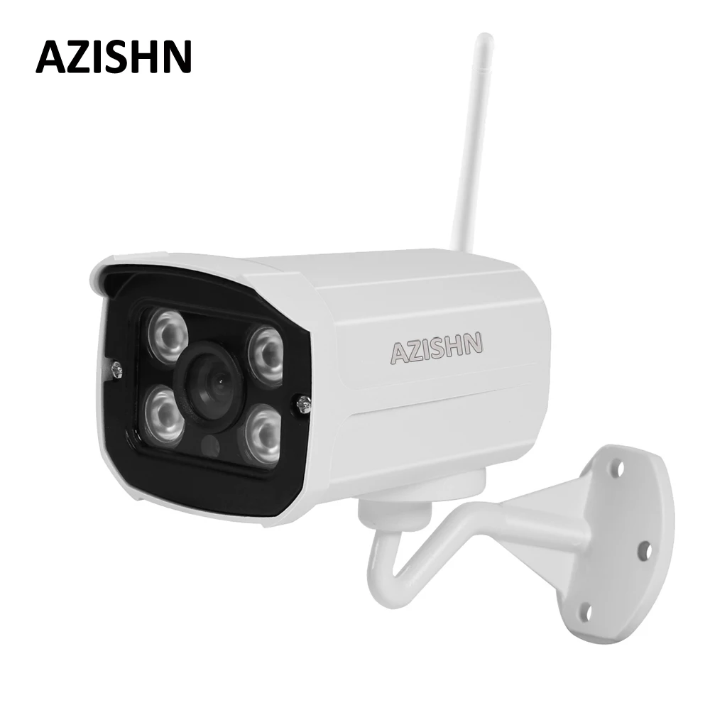 AZISHN Wifi IP CCTV Camera 720P 960P 1080P Wired wireless Yoosee Security metal Outdoor Camera 4IR
