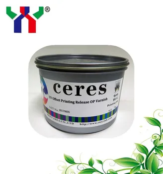 

High Quality Ceres UV Offset Printing Release OP Varnish , 1kg/can