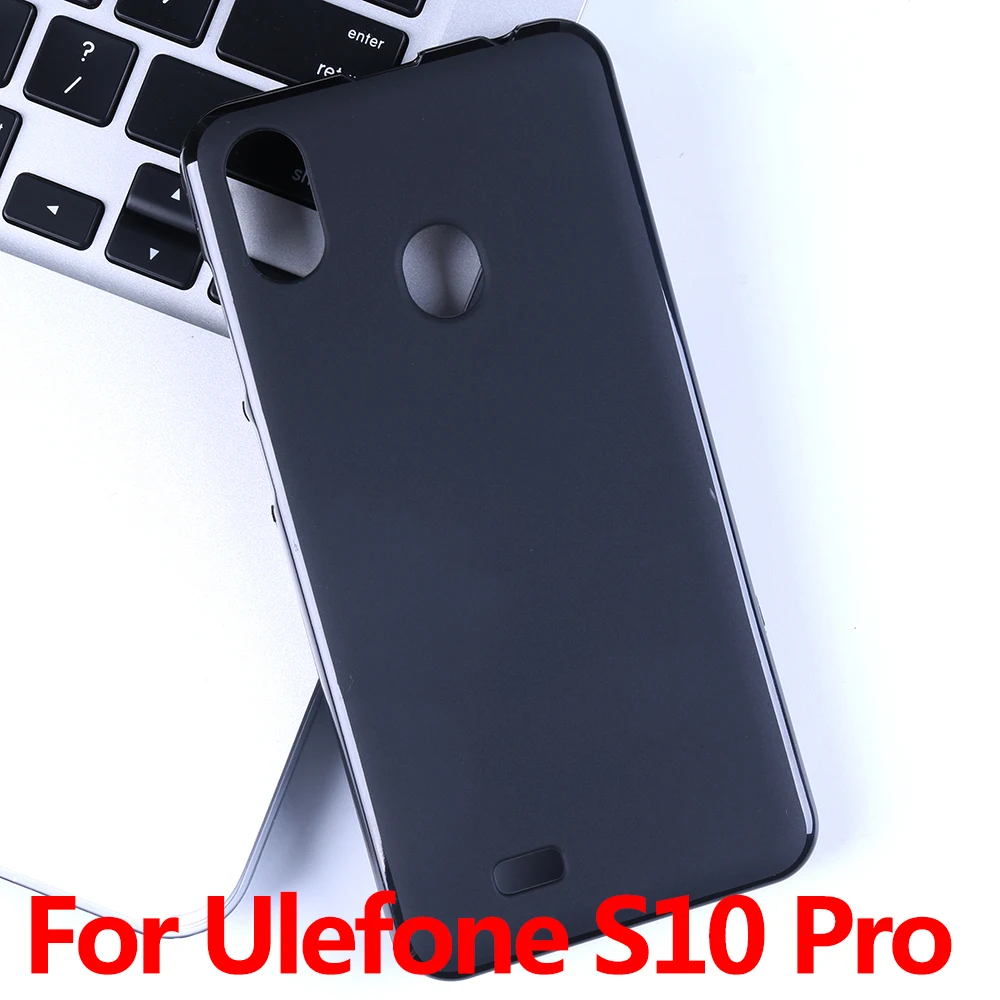 Для Ulefone S10 Pro Capa мягкий силиконовый гелевый резиновый черный чехол матовый для