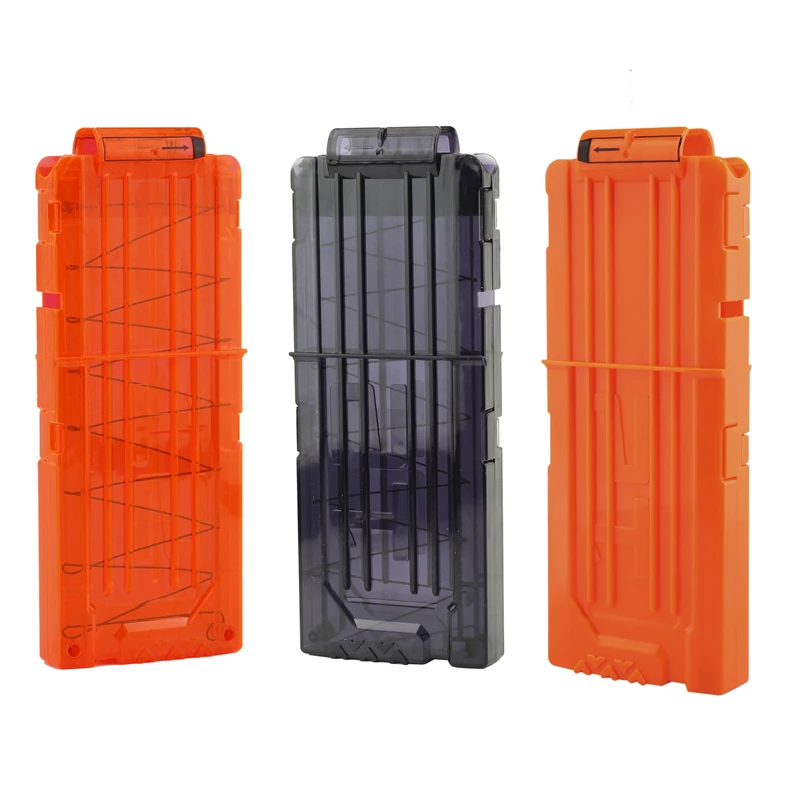 

6 and 12 Reload Clip For Nerf Magazine Round Darts Replacement Toy Gun Soft Bullet Clip For Nerf Blaster arma de brinquedo