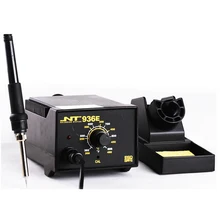 NT 936E Регулируемая паяльная железная паяльная станция Электрический телефон открытый Прай Ремонт Инструменты Набор наконечников бит свинцовая Олово провода