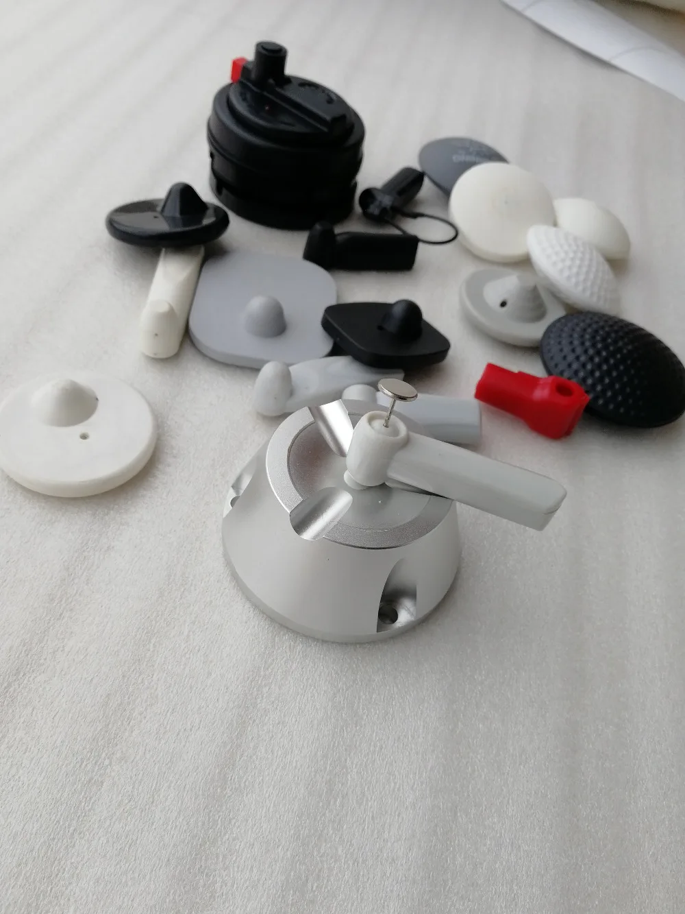 universal magnetic detacher tag Remover super magnetic eas alarm tag detacher magnet unlocking 15000GS 1magnet+1hook+1tag