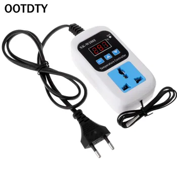 

Digital Thermostat -50~110C Temperature Controller Switch AC110-220V with Socket