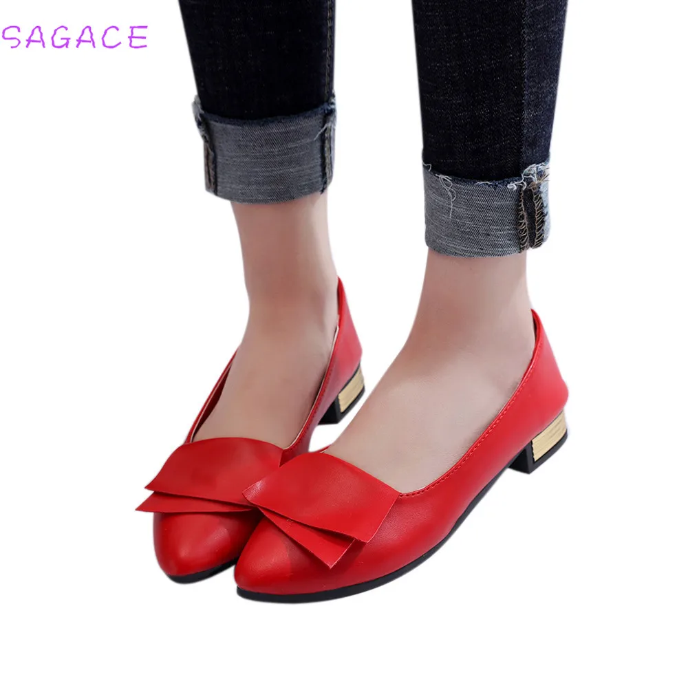 SAGACE/2018 Женская обувь Сезон весна осень Модная женская без шнуровки size35 40