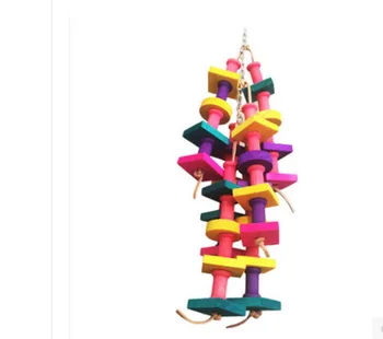 

The parrot supplies natural wooden toys cage accessories