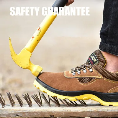 

Breathable and deodorant, anti-smashing and anti-piercing, outdoor fashion sports work safety protection shoes