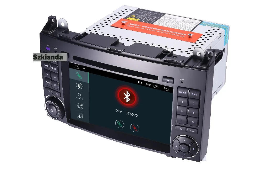 Автомобильный DVD плеер 7 дюймовый IPS сенсорный экран Android 10 для Mercedes benz B200 W169 A160 Viano