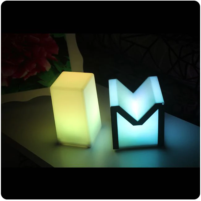 2018 горячая Распродажа LED 7 цветов меняющие ABS M буквы ночной клуб бар Паб