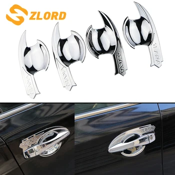 

Zlord Car Door Handle Bowl Covers For Nissan Teana 2013 2014 2015 2016 2017 2018 Accessories Door Bowl Trim Stickers 4Pcs/Set