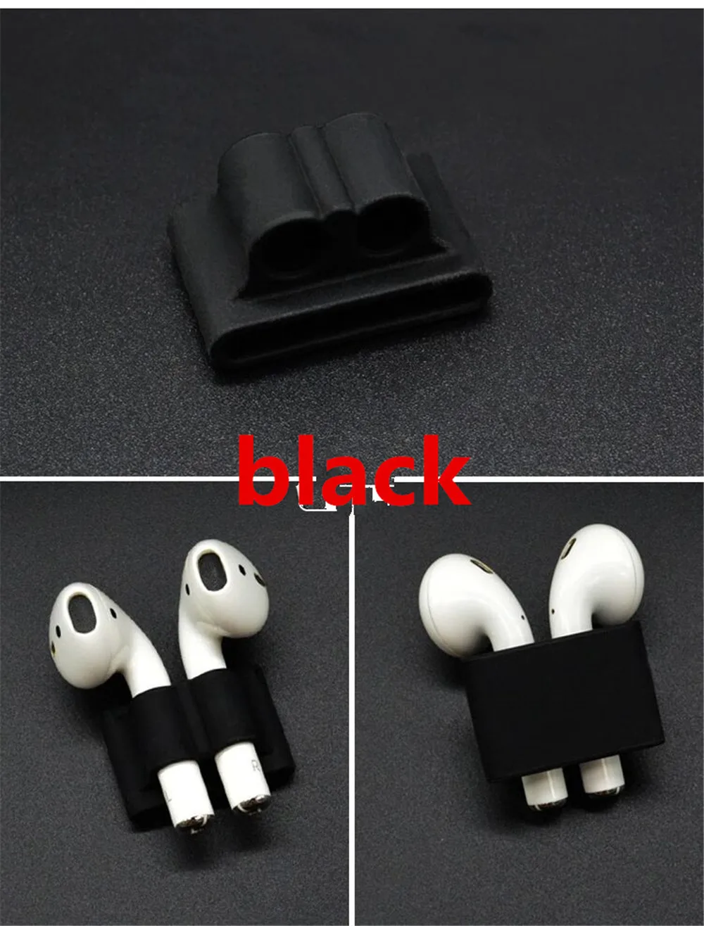ProElite-for-Apple-AirPods-Earphone-Accessories-Anti-Lost-Wireless-Headphone-Silicone-Holder-Clip-for-Apple-Watch (2)